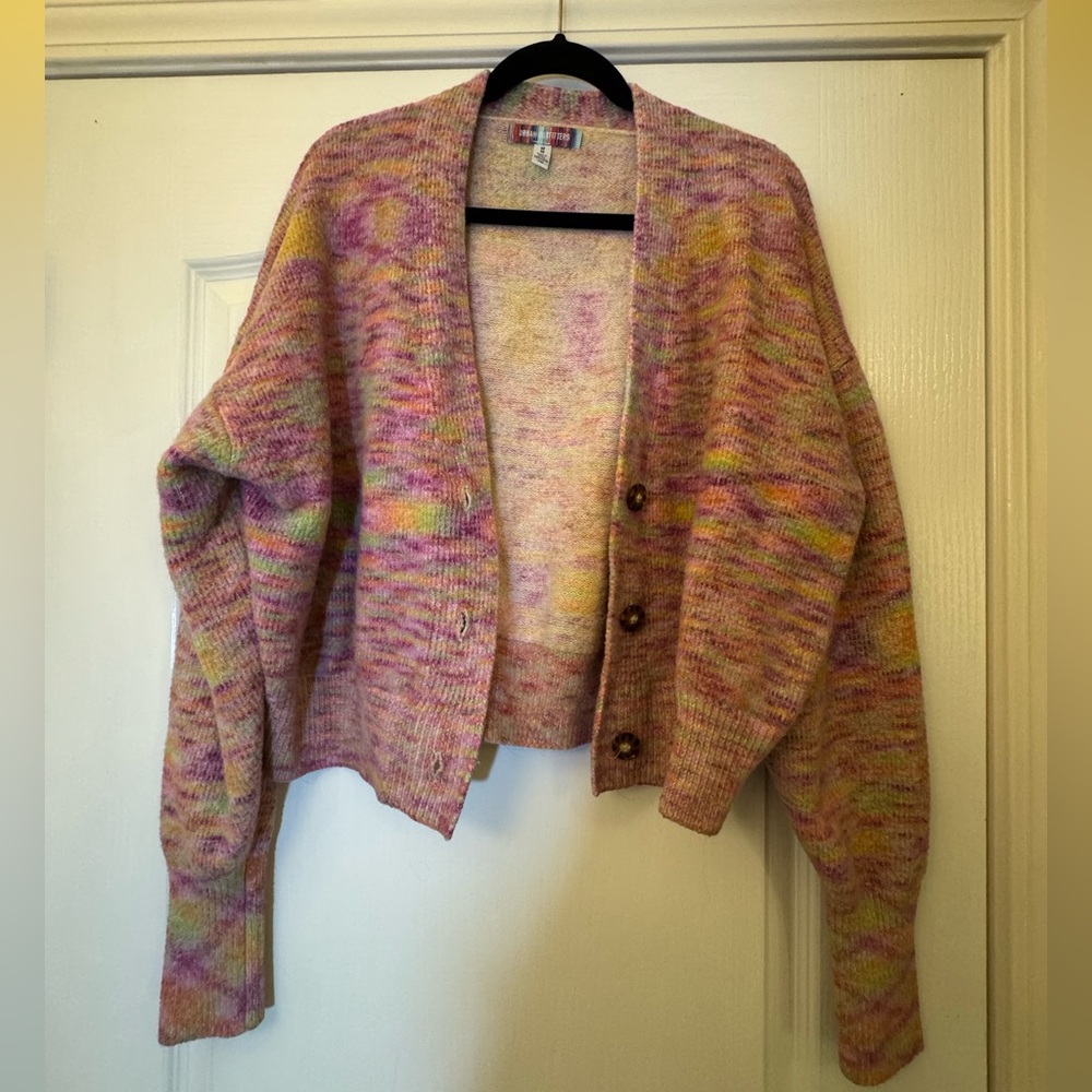 Urban Outfitters Multi-color Knit Cardigan